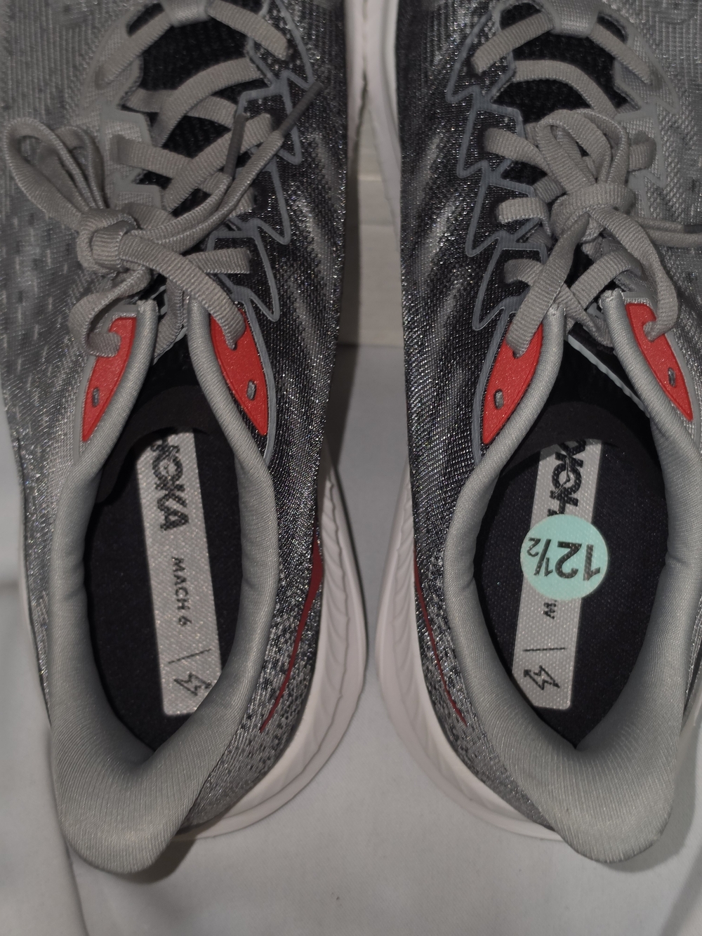 HOKA One Mach 6 LA 'Stellar Grey Running Shoes US Men Size 12.5 (NWOT) - Picture 10 of 11